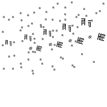 「雨の中の雨」の紙面